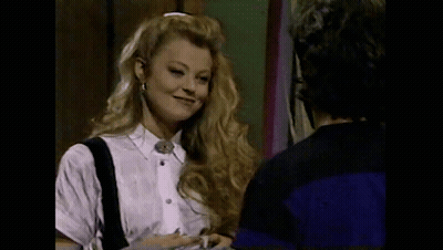 Woman Talking To Man In Room GIF