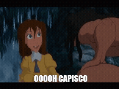 Woman Talking To Man Saying Ooooh Capisco GIF