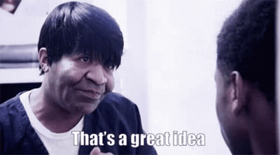 Woman Talking To Man Saying That A Great Idea GIF