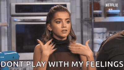 Woman Telling Man Don't Play With My Feelings GIF