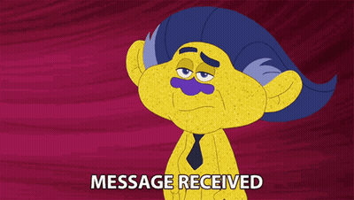 Woman Telling Man You Had That On The Tip Of Your Tongue GIF