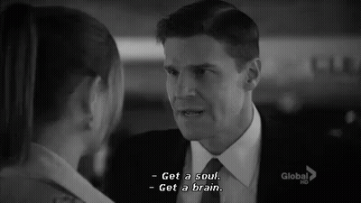 Woman Tells Man Get A Soul Get A Brain GIF