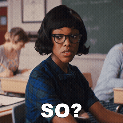 Woman Tells Man I Know What You Are GIF