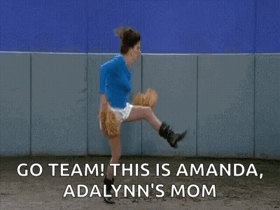 Woman Throwing Baseball In Blue Shirt And White Skirt GIF