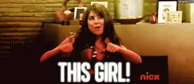 Woman Thumbs Up Saying This Girl GIF