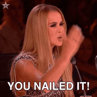 Woman Thumbs Up You Nailed It GIF
