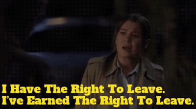 Woman Trench Coat: I Have Right To Leave GIF