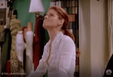 Woman Trying To Fight Temptation GIF