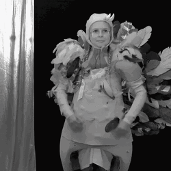 Woman Turkey Costume Gobble GIF