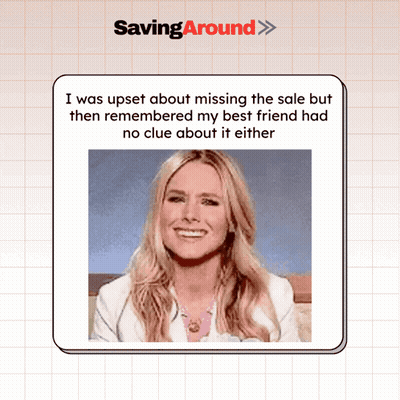 Woman Upset Missed Sale Then Remembered Best Friend GIF