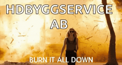 Woman Walking In Front Of Explosion Hdbyggservice Ab Burn It All Down GIF