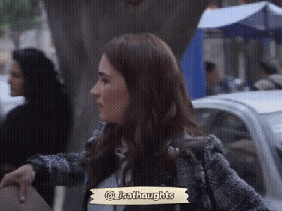 Woman Walking Street @Isathoughts GIF