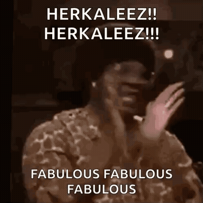 Woman Waving Hands Saying Herkaleez Herkaleez Fabulous Fabulous Fabulous GIF
