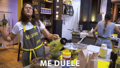 Woman Wearing Apron Saying Merino Ff GIF