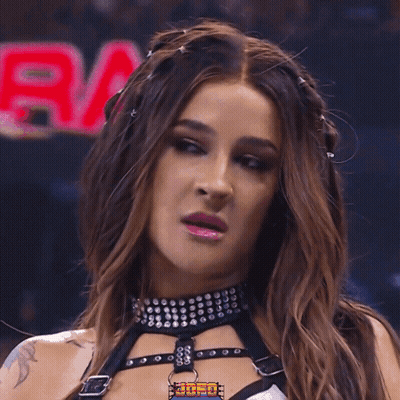 Woman Wearing Choker Saying 30F0 GIF