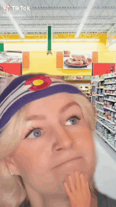 Woman Wearing Colorado Headband GIF
