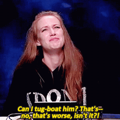 Woman Wearing Don Black Shirt GIF