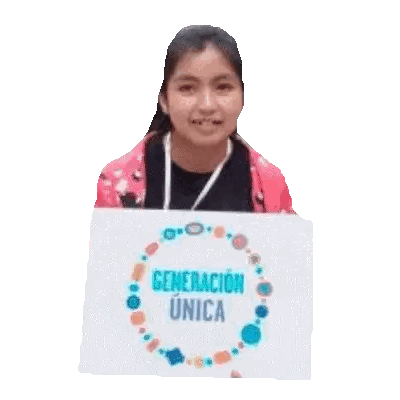 Woman Wearing Generacion Shirt Sticker