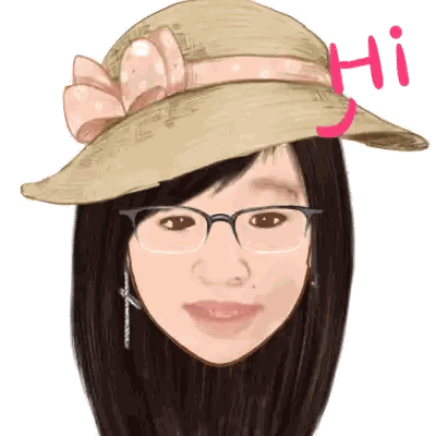 Woman Wearing Glasses And Hi Hat Sticker