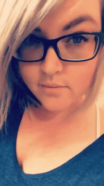 Woman Wearing Glasses And Nose Ring GIF