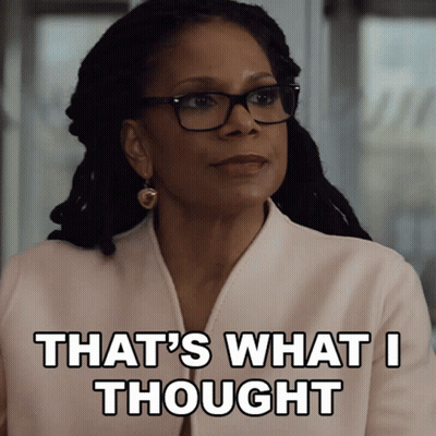 Woman Wearing Glasses And White Jacket Says That's What I Thought GIF
