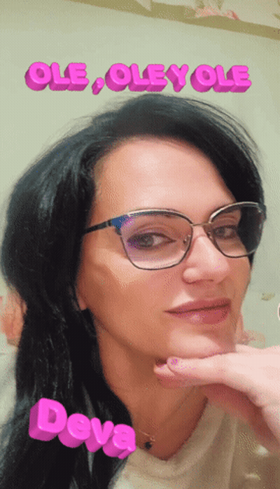 Woman Wearing Glasses And White Shirt Ole Oley Ole GIF