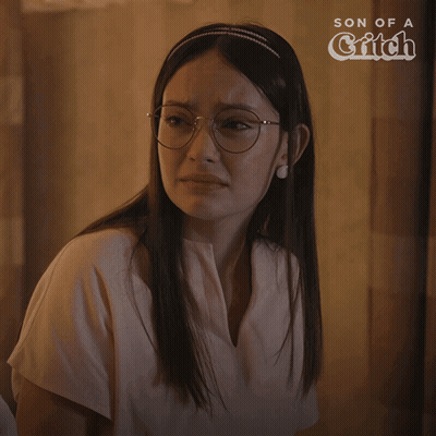 Woman Wearing Glasses Saying I Care About Things GIF