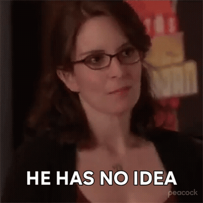 Woman Wearing Glasses Talking About Man GIF