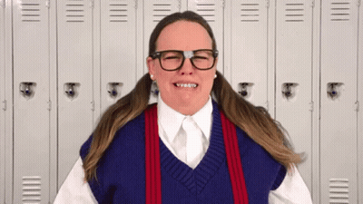 Woman Wearing Glasses With Y Friends U GIF