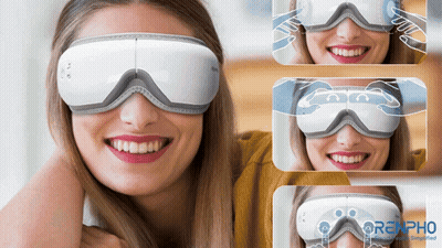 Woman Wearing Goggles With Oreapho GIF
