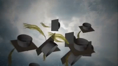 Woman Wearing Graduation Cap Voting Rights GIF