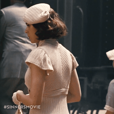 Woman Wearing Hat And Gloves GIF