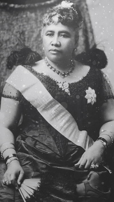 Woman Wearing Hawaii Sash GIF