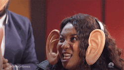 Woman Wearing Headband With Big Ears GIF