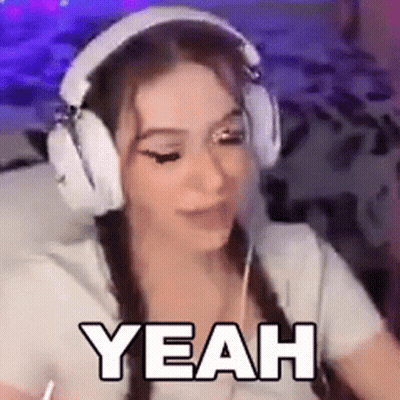Woman Wearing Headphones Making Funny Face GIF