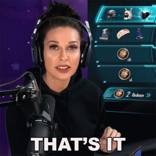 Woman Wearing Headphones Saying That GIF