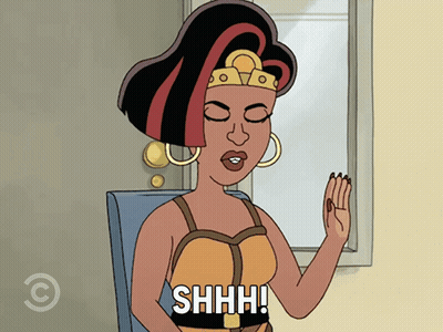 Woman Wearing Headphones Saying Yuck GIF