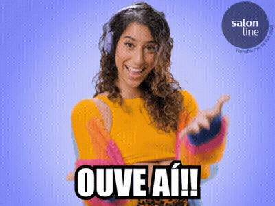 Woman Wearing Headphones Smiling Pointing Ouve Ai GIF