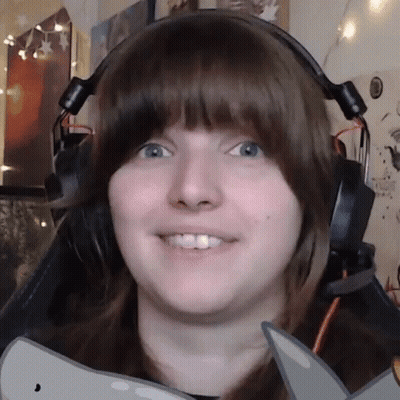Woman Wearing Headphones Smiling GIF