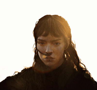 Woman Wearing Headset Looking At Camera GIF