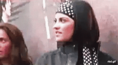 Woman Wearing Hijab And Scarf GIF