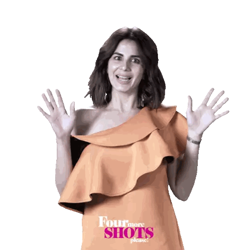 Woman Wearing Life Good Shirt Sticker