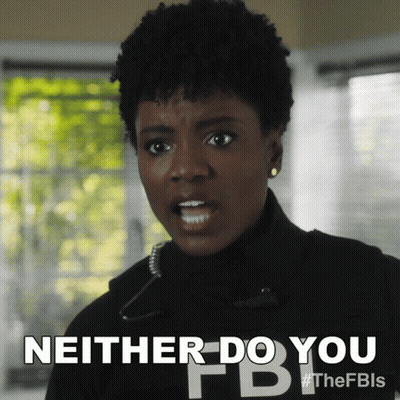 Woman Wearing Neither Do You FBI Shirt GIF