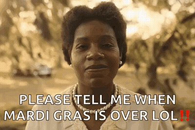 Woman Wearing Pearl Necklace Making Funny Face GIF