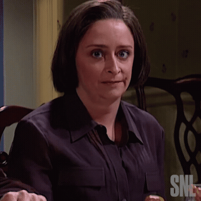 Woman Wearing Purple SNL Shirt GIF