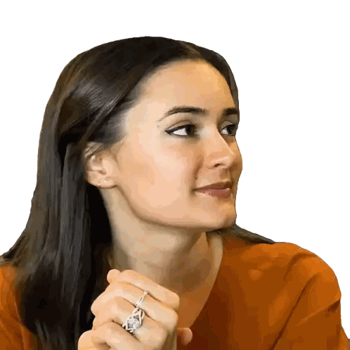 Woman Wearing Ring Sticker