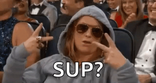 Woman Wearing Sunglasses Making Funny Face GIF
