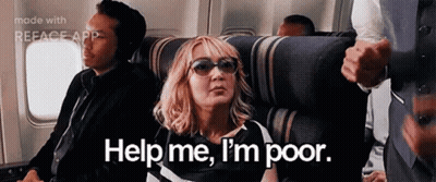 Woman Wearing Sunglasses Sitting On Airplane GIF