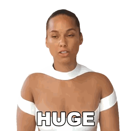 Woman Wearing White Top Huge Sticker