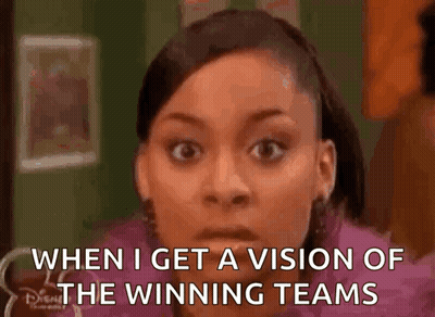 Woman When I Get Vision Of Winning Teams GIF